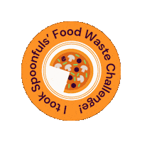 spoonfulsfoodrecovery food waste challenge spoonfuls spoonfuls food waste challenge Sticker