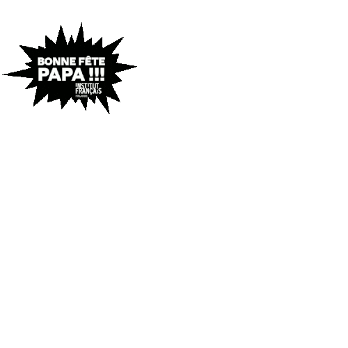 France Daddy Sticker by Institut français de Finlande