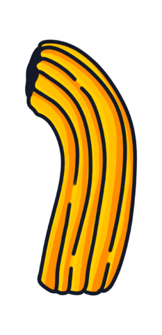 PidePecados giphyupload food spain churros Sticker