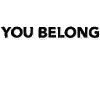 photonative belong you belong photo native pn2020 Sticker