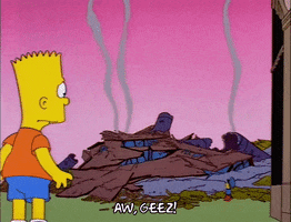 sad bart simpson GIF