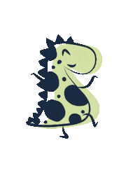 Dinosaur Sticker by Mum and you