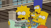 bart simpson book GIF