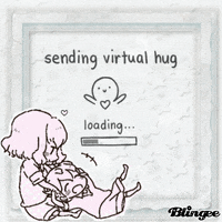 stars hug GIF