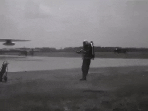 flying take off GIF by US National Archives
