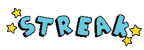streak Sticker by Martina Martian