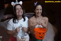 Trick Or Treat Reaction GIF by Martha of Miami