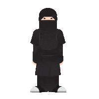 fynntri bottle muslim niqab fynnjamal Sticker
