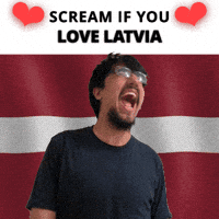 Latvia Flag Lv GIF