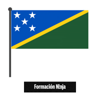 Solomon Islands Flag Sticker by Formación Ninja