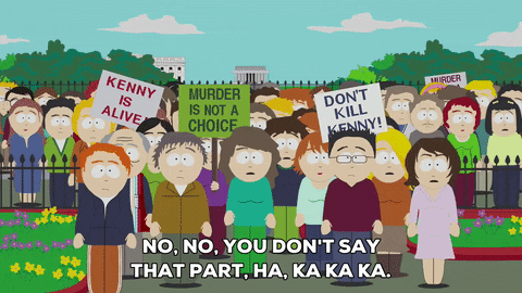 signs protesting GIF by South Park 
