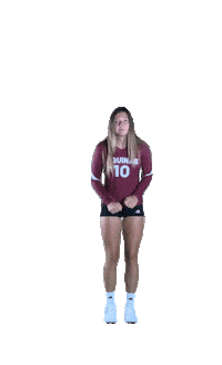 Happy Jump Sticker by Aquinas Volleyball