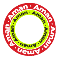 HaloDKT abc safe condom aman Sticker