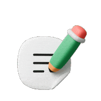 3D Post Sticker by 여기어때