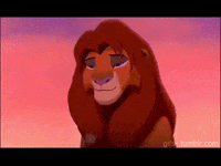 the lion king smile GIF