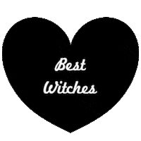 Thriftyandthirsty heart halloween spooky friend Sticker