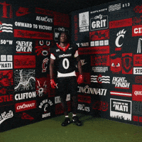 Cincinnati Football Johnson GIF by Cincinnati Bearcats