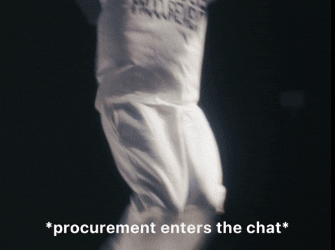 AmplifyProcurement giphyupload procurement amplify procurement procurement enters the chat GIF