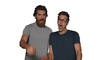 Good Mythical Morning Point Sticker by Rhett and Link