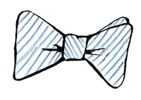 Bow Tie Sticker by Explore Charleston