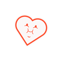 EstudioYY love happy heart wink Sticker