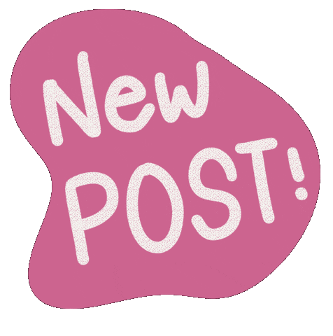 New Post Update Sticker