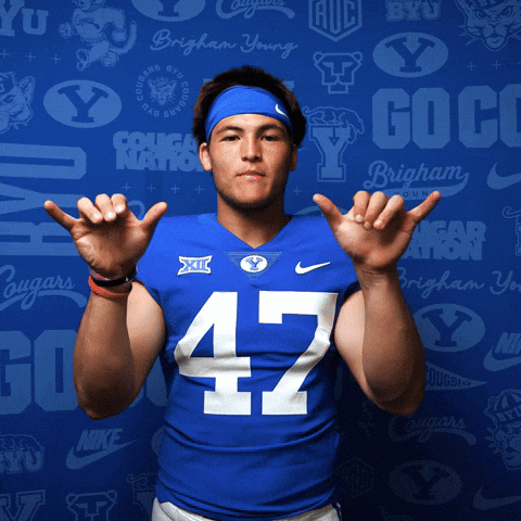 College Football Go Cougs GIF by BYU Cougars