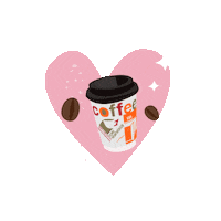coffeemania love coffee togo coffeebean Sticker