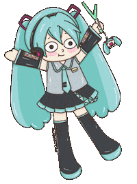 Hatsune Miku Leek Sticker