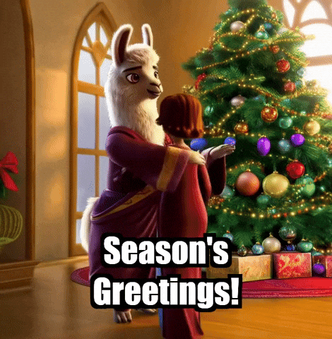 Seasons Greetings Winter GIF by dalaillamazen