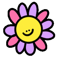 Happy Flower Sticker