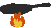Fire Cooking Sticker by Soilmates