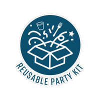 partykitnetwork pkn party kit party kit network zero waste party Sticker