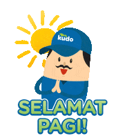 good morning sun Sticker by Kudo Indonesia