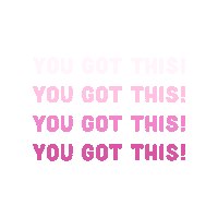 You Can Do It Love Sticker