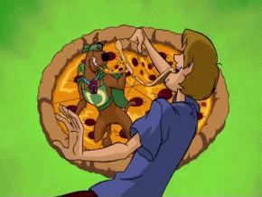 Scooby Doo Pizza GIF
