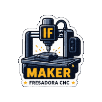 IFMakerCBRA cnc ifb labmaker ifb campus brasilia Sticker