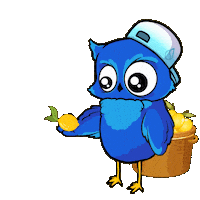 Crypto Owl Sticker by BigBrains