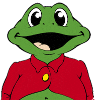 Theme Park Frog Sticker by Duinrell