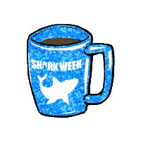Good Morning Coffee Sticker by Shark Week