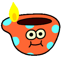 Diwali Lamp Sticker by GIF Greeting Cards