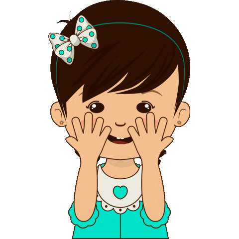 luurzagaste cute girl eyes kid Sticker