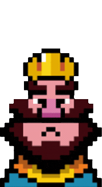 Clash Royale King Sticker
