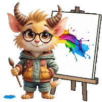 Paint Dripping Sticker