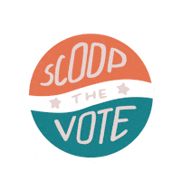 Scoopthevote Sticker by Ample Hills Creamery