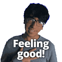 Happy Feeling Good Sticker