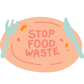 Stop Food Waste Love Sticker by The SOL Foundation
