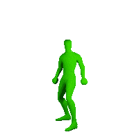 Backflip Greenscreen Sticker