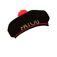 Hat Beret Sticker by PATOU