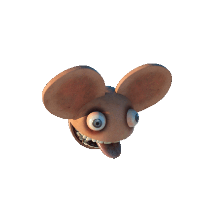 Dog 3D Sticker by deadmau5
